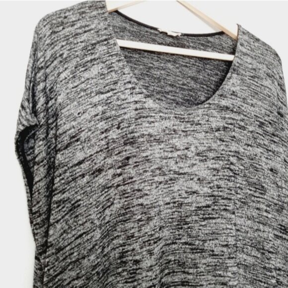 WILFRED Aritzia Lorelei w/ Pockets Soft Knit Tunic Dress Marled Dark Gray Sz XXS - Picture 7 of 13